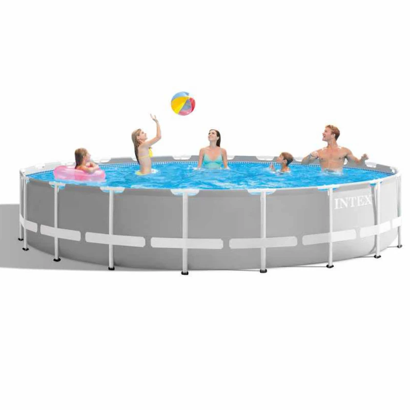 PISCINE TUBULAIRE RONDE INTEX PRISM FRAME 6,10 X 1,32 M 3 PISCINE TUBULAIRE RONDE INTEX PRISM FRAME 6,10 X 1,32 M – Image 3