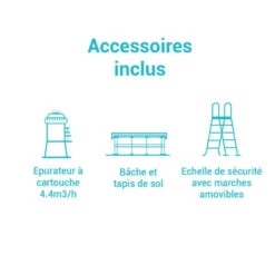 PISCINE TUBULAIRE RONDE INTEX PRISM FRAME 6,10 X 1,32 M 7 PISCINE TUBULAIRE RONDE INTEX PRISM FRAME 6,10 X 1,32 M -Libresurf Boutique piscine tubulaire ronde intex prism frame 610 x 132 m 3