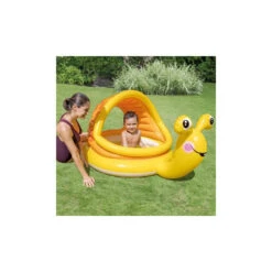 PISCINETTE ESCARGOT AVEC PARE SOLEIL POUR ENFANT INTEX 57124 -Libresurf Boutique piscinette escargot avec pare soleil pour enfant intex 57124 2