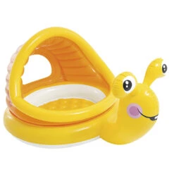 PISCINETTE ESCARGOT AVEC PARE SOLEIL POUR ENFANT INTEX 57124