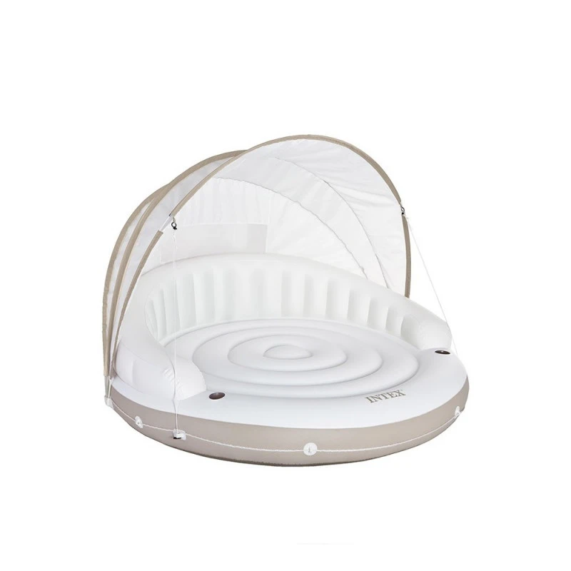 PLATE FORME GONFLABLE LOUNGE CARAIBES INTEX 2 PLATE FORME GONFLABLE LOUNGE CARAIBES INTEX – Image 2