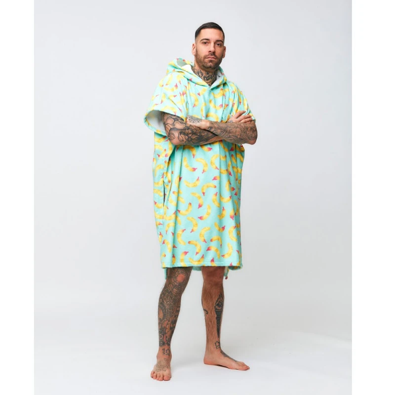 PONCHO AFTER BANANA STAINS SKY BLUE 3 PONCHO AFTER BANANA STAINS SKY BLUE – Image 3