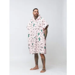 PONCHO AFTER HYPE PALE PINK 6 PONCHO AFTER HYPE PALE PINK -Libresurf Boutique poncho after hype pale pink 2