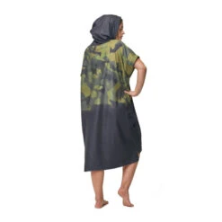 PONCHO AFTER MICROFIBER MILITARY GREEN -Libresurf Boutique poncho after microfiber military green 3