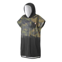 PONCHO AFTER MICROFIBER MILITARY GREEN -Libresurf Boutique poncho after microfiber military green 4