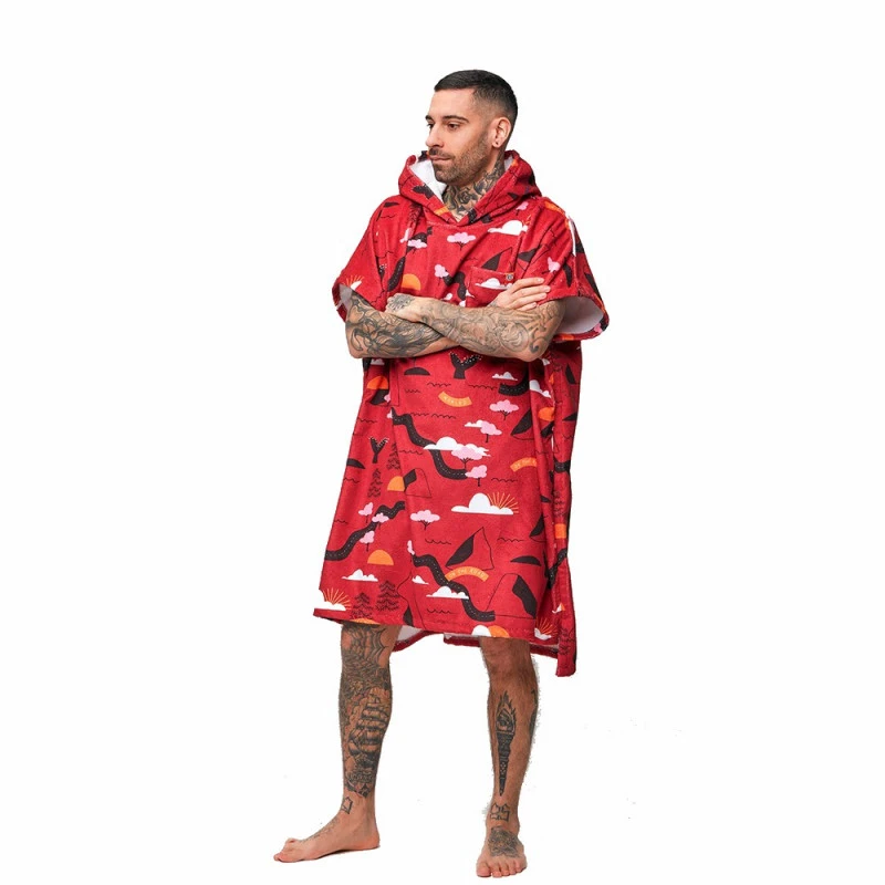 PONCHO AFTER SKETCHBOOK MUD ROUGE 2 PONCHO AFTER SKETCHBOOK MUD ROUGE – Image 2