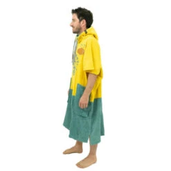 All-In PONCHO ALL IN BUMPY JAUNE/VERT 6 All-In PONCHO ALL IN BUMPY JAUNE/VERT -Libresurf Boutique poncho all in bumpy jaune vert 2