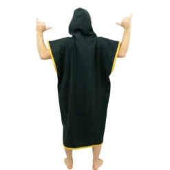 All-In PONCHO ALL IN LIGHT NOIR/JAUNE -Libresurf Boutique poncho all in light noir jaune 3