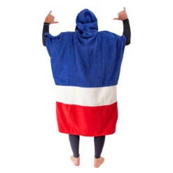 All-In PONCHO ALL IN V COUNTRIES BLEU/BLANC/ROUGE -Libresurf Boutique poncho all in v countries bleu blanc rouge 3