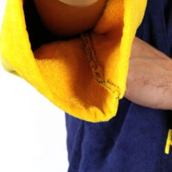 Poncho Howzit Bleu/jaune -Libresurf Boutique poncho howzit bleu jaune 7