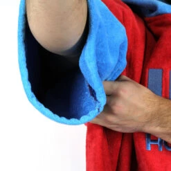 Poncho Howzit Bleu/rouge 13 Poncho Howzit Bleu/rouge -Libresurf Boutique poncho howzit bleu rouge 3