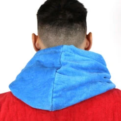 Poncho Howzit Bleu/rouge 17 Poncho Howzit Bleu/rouge -Libresurf Boutique poncho howzit bleu rouge 7