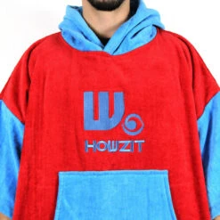Poncho Howzit Bleu/rouge 18 Poncho Howzit Bleu/rouge -Libresurf Boutique poncho howzit bleu rouge 8