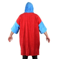Poncho Howzit Bleu/rouge 19 Poncho Howzit Bleu/rouge -Libresurf Boutique poncho howzit bleu rouge 9