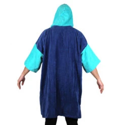 Poncho Howzit Bleu/vert TU -Libresurf Boutique poncho howzit bleu vert tu 2