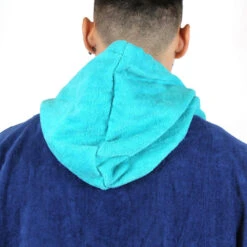Poncho Howzit Bleu/vert TU -Libresurf Boutique poncho howzit bleu vert tu 4