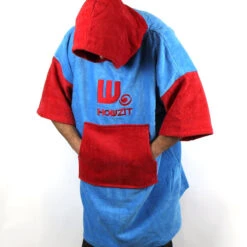 Poncho Howzit Rouge/bleu -Libresurf Boutique poncho howzit rouge bleu 9