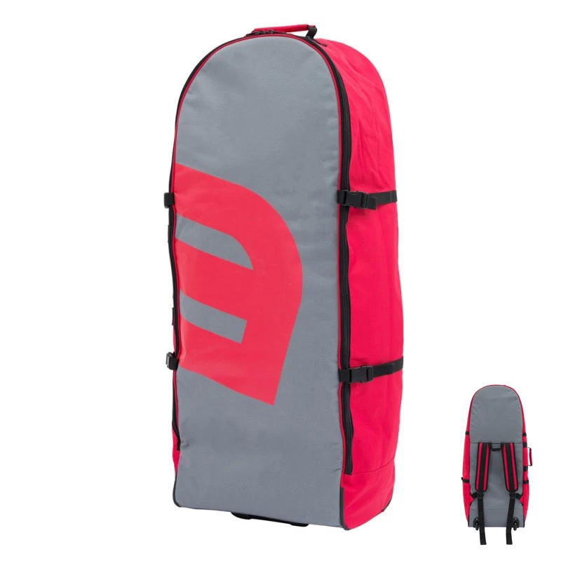 SAC A DOS A ROULETTES HOWZIT ROLLING BACKPACK GRIS/ROUGE 1 SAC A DOS A ROULETTES HOWZIT ROLLING BACKPACK GRIS/ROUGE