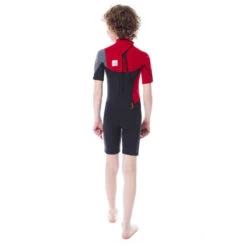 SHORTY JOBE BOSTON 2MM ENFANT BACKZIP ROUGE M -Libresurf Boutique shorty jobe boston 2mm enfant backzip rouge m 6