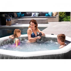 SPA GONFLABLE INTEX PURESPA NOIR 4 PERSONNES -Libresurf Boutique spa gonflable intex purespa noir 4 personnes 5