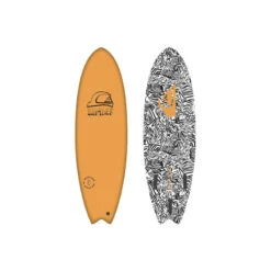 Surf Mousse Quiksilver SOFT BAT Orange 6.0