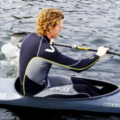 Top Néoprène Manches Longues 1.5mm FLEXFORCE Noir Gris VAIKOBI -Libresurf Boutique top neoprene manches longues 15mm flexforce noir gris vaikobi 3